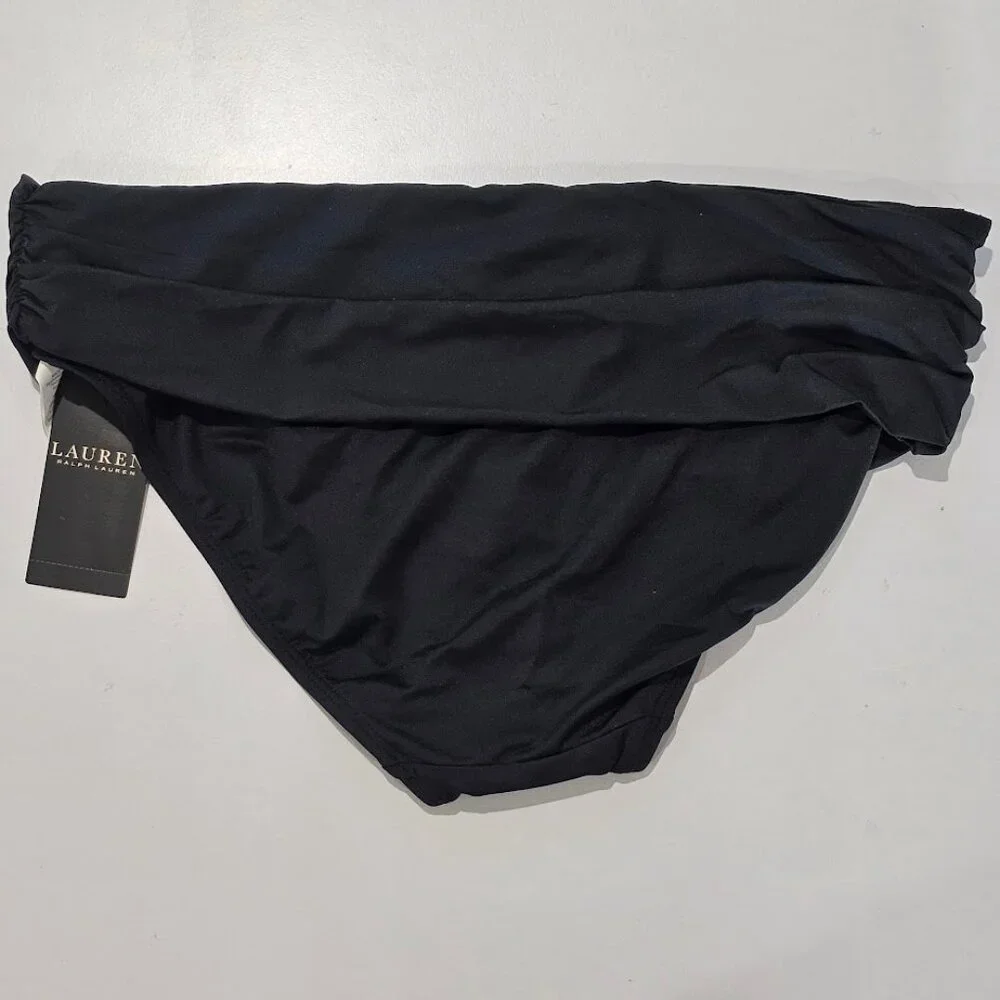 Lauren Ralph Lauren Beach Club Ruched Bikini Bottom - Picture 6 of 8